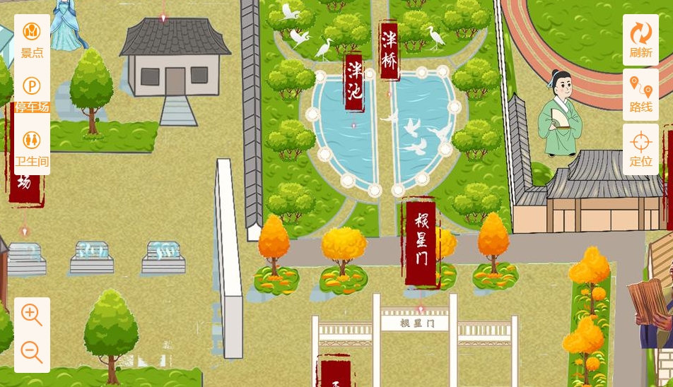 麻涌镇手绘地图景区语音讲解导览系统：智慧景区建设的基石